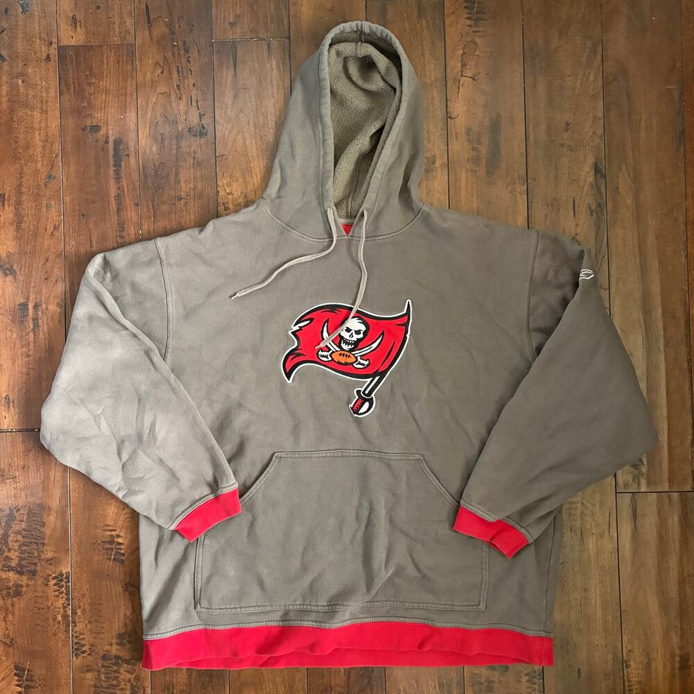 Reebok Tampa Bay Buccaneers Hoodie Mens XL Football Sportswear Streetwear